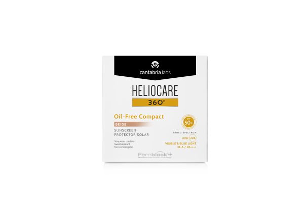 HELIOCARE 360º SPF 50+ OIL-FREE COMPACT PROTECTOR SOLAR COLOR BEIGE 10 G